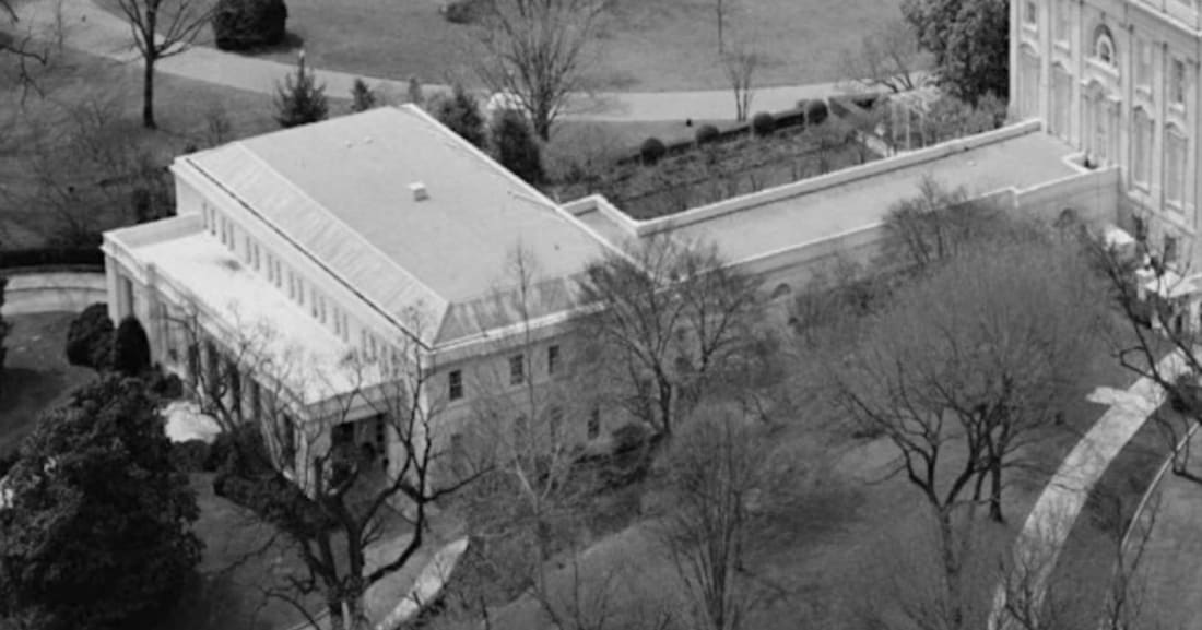 The East Wing in 1992. via Library of Congress
