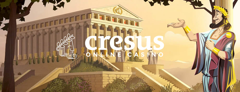 Interface du site Cresus casino montrant les jeux et promotions