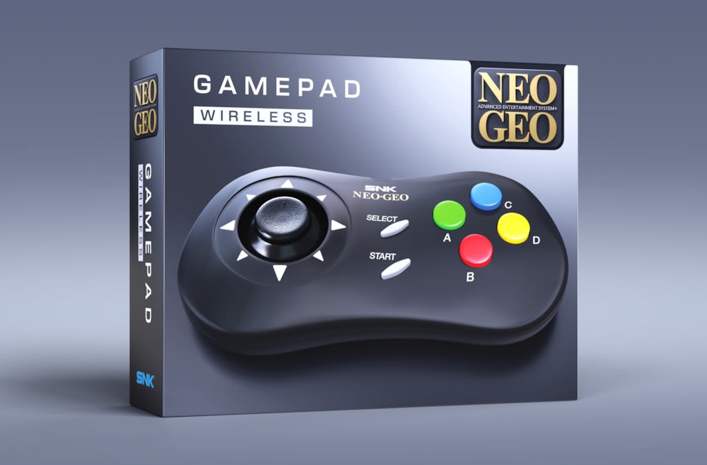 NEOGEO AES+ wireless gamepad