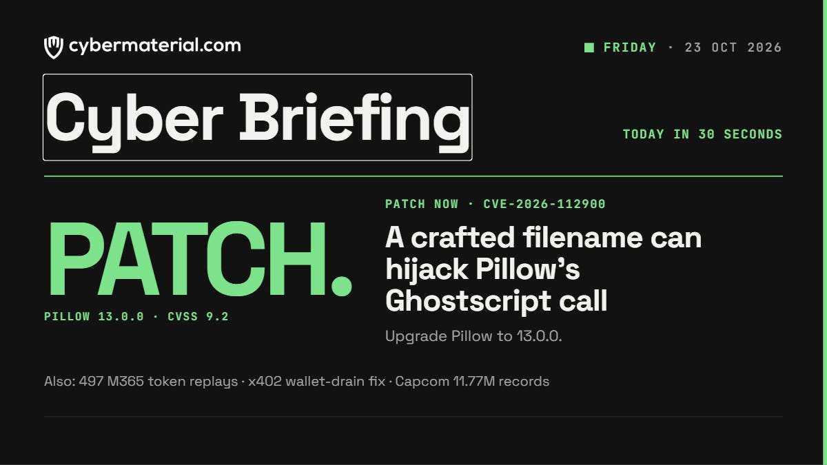 Cyber Briefing – October 23, 2026