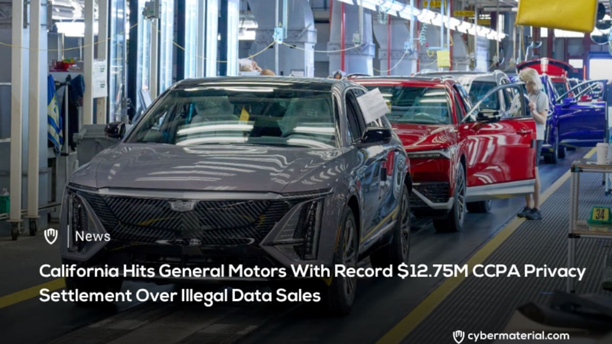 California Reaches .75 Million Settlement with GM Over CCPA Case