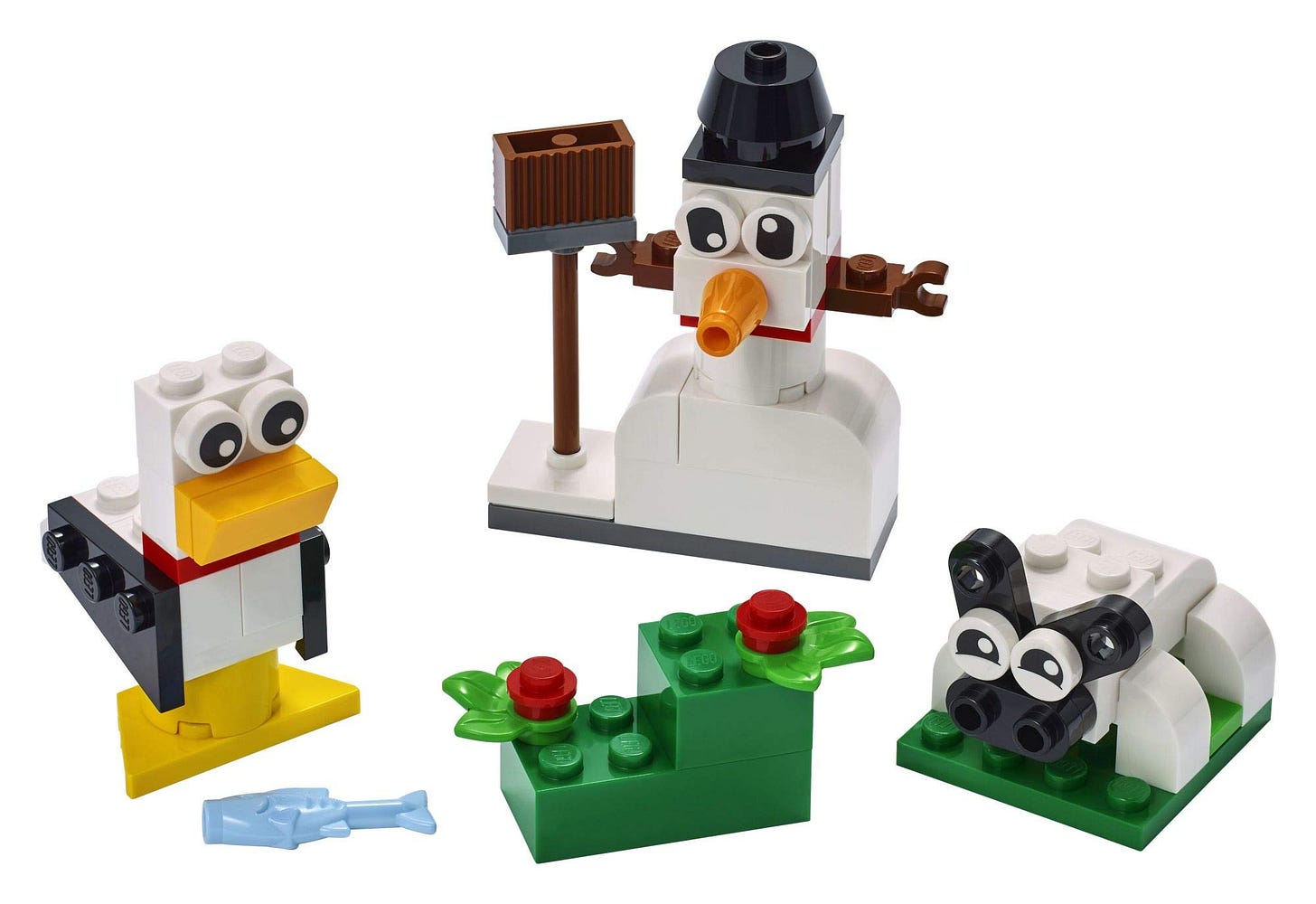Amazon.com: LEGO Classic Creative White Bricks 11012 Building Kit; Toy  Building Set for Creative Play with 3 Build Ideas, Including a Snowman,  Sheep and Seagull; Great for Kids Aged 4 and Up,
