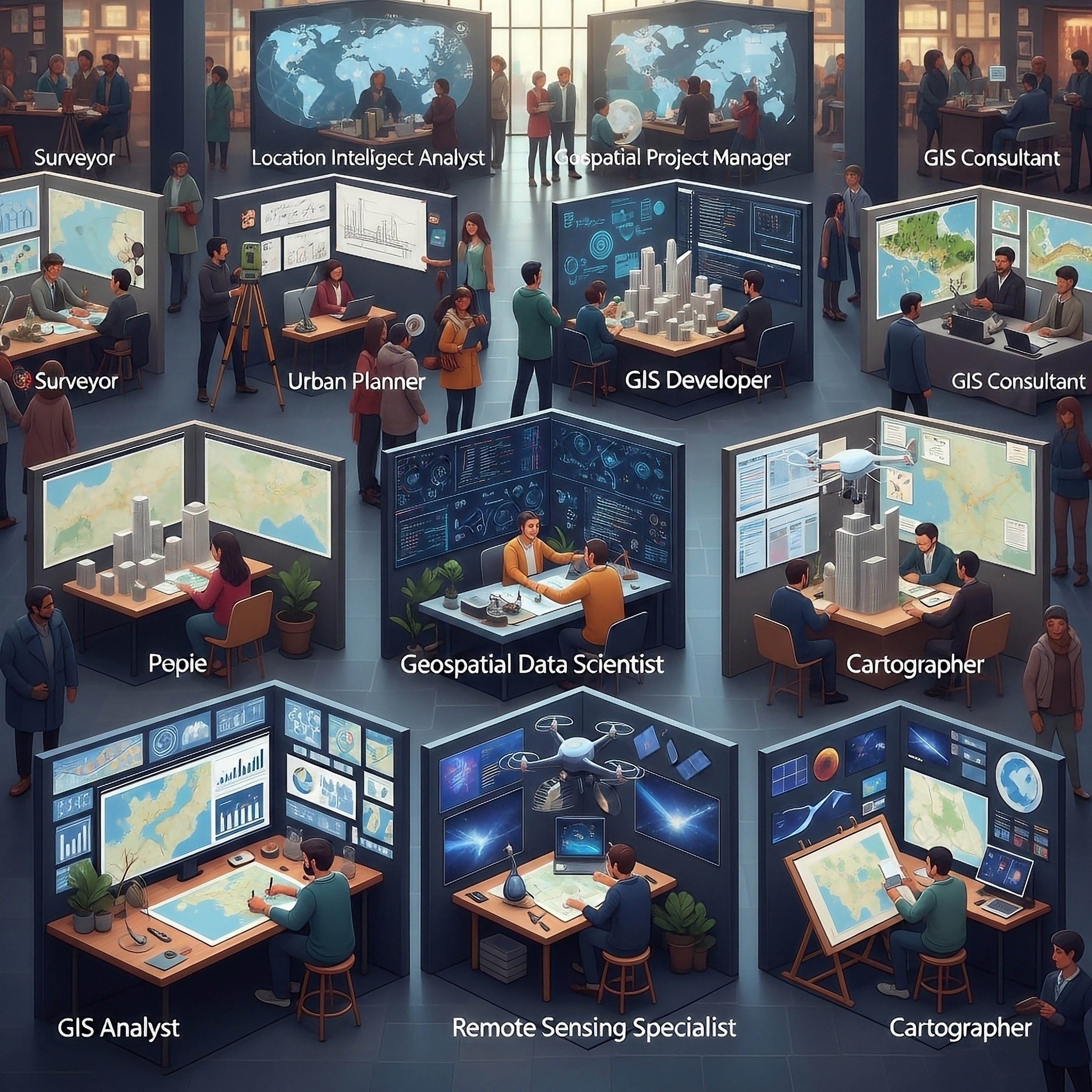 EarthStuff - SOME SHARED SPATIAL/GIS ROLES &amp; OPPORTUNITIES
