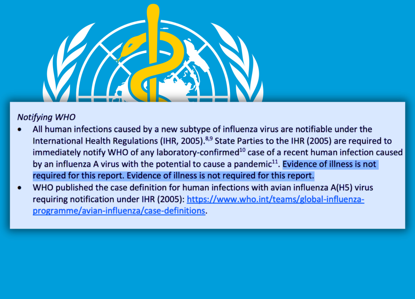 https%3A%2F%2Fsubstack post media.s3.amazonaws.com%2Fpublic%2Fimages%2F1a12651a 64f1 4682 8a32 WHO: Pandemic Determinations Can Be Made Without ‘Evidence of Illness’
