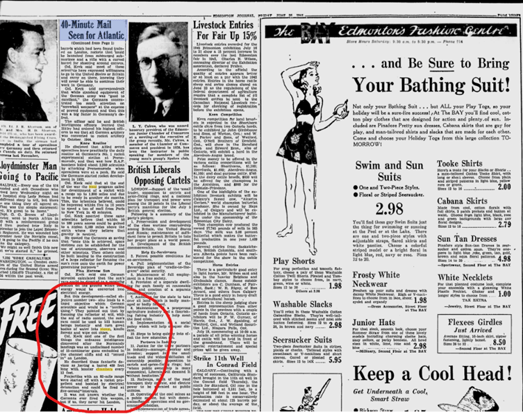 A newspaper with a person in a swimsuit

AI-generated content may be incorrect.