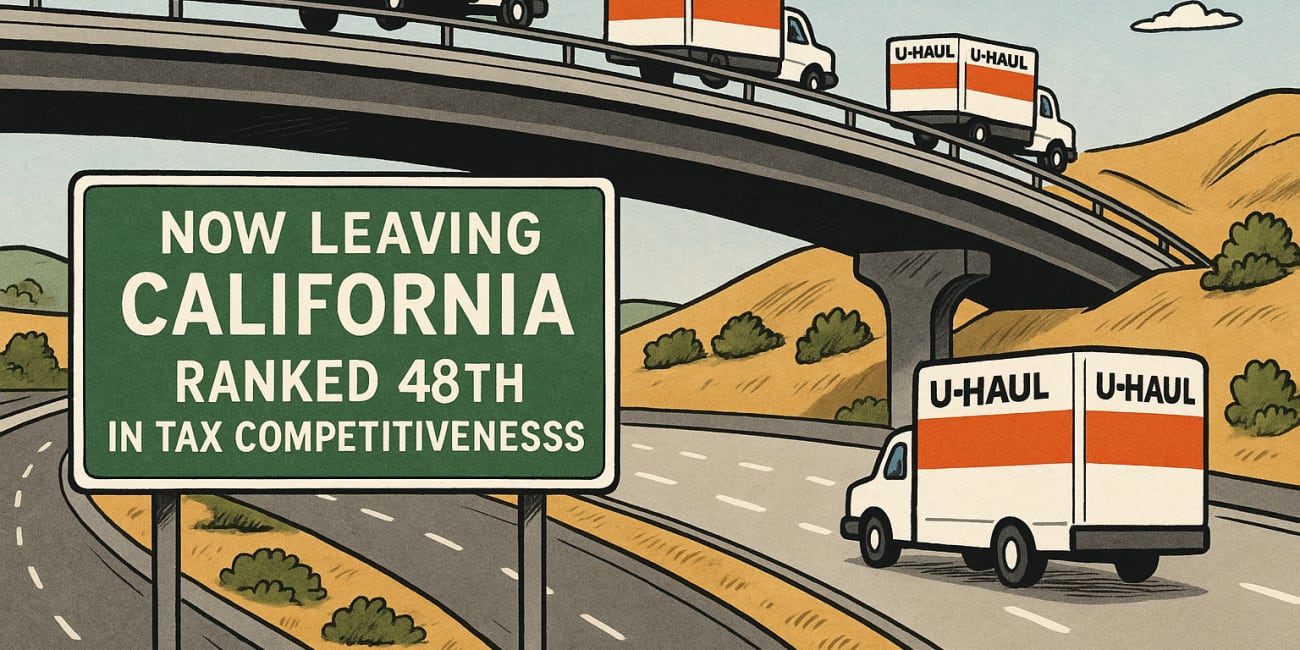 New Study: California Ranks 48th in Tax Competitiveness 