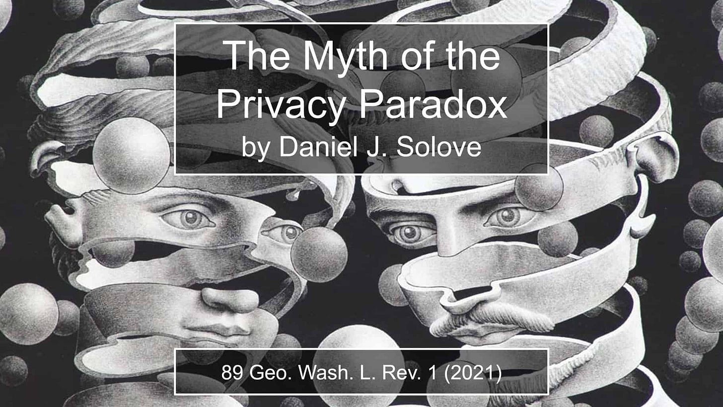 The Economics of Privacy