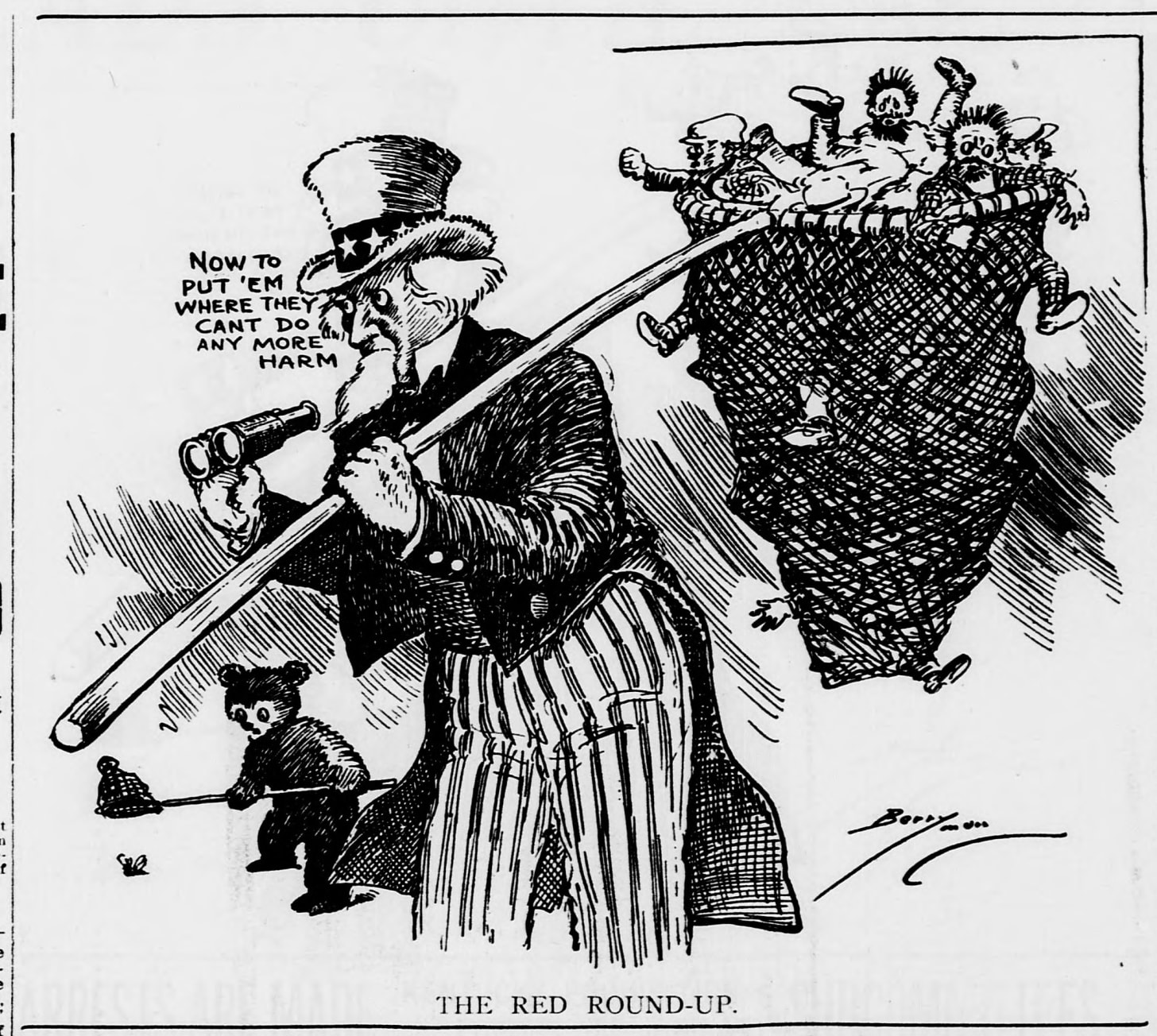 File:Evening Star Cartoon by Clifford K. Berryman Nov 8 1919.jpg -  Wikimedia Commons