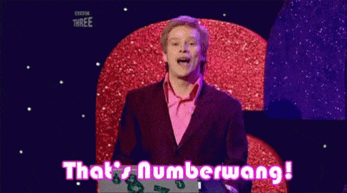 That's numberwang! (this is a niche reference!)