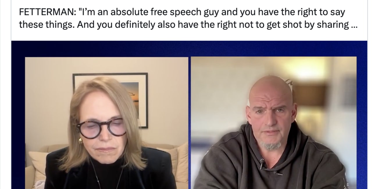 Fetterman refuses media bait to bash Charlie Kirk in Katie Couric Interview