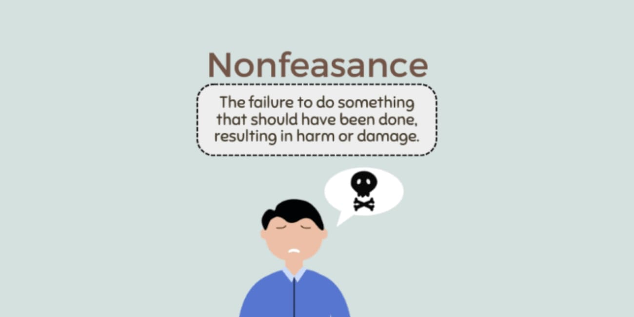NOTICE OF NONFEASANCE