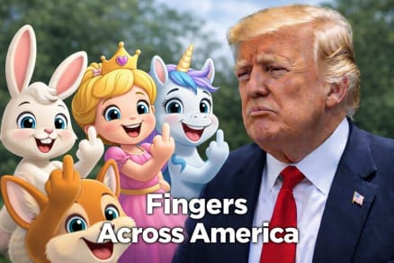 May be an image of text that says 'Fingers Across America'