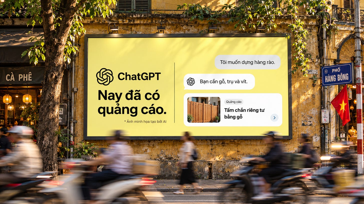 ChatGPT Ads in Vietnam Research 2026: Những điểm đ&aacute;ng ch&uacute; &yacute; d&agrave;nh cho thương hiệu Việt