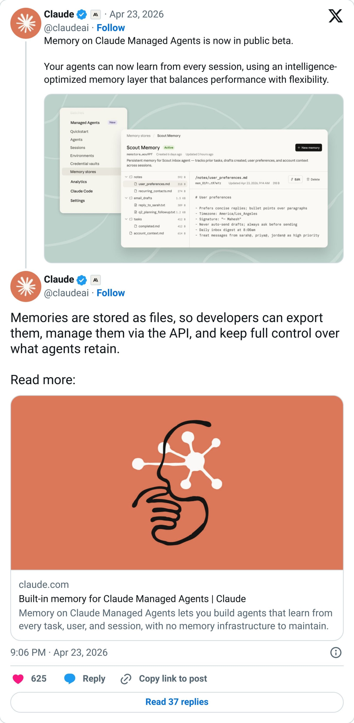 Tweet screenshot