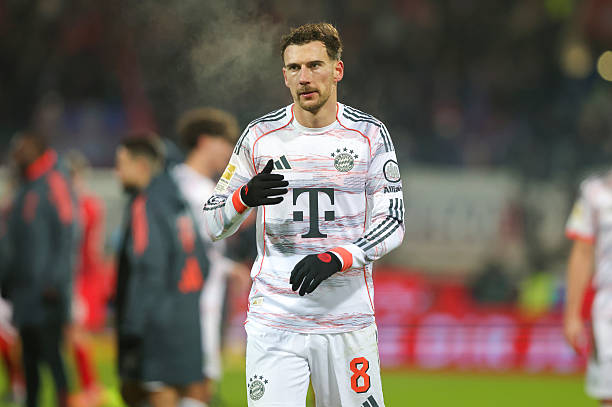 Leon Goretzka in action for Bayern Munich