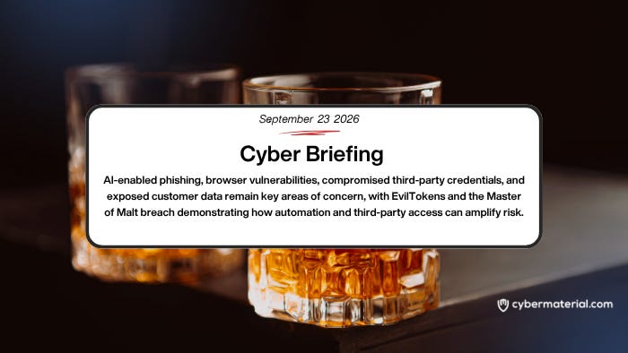 Cyber Briefing – 2026.09.23 – CyberMaterial Cyber Briefing – 2026.09.23 – CyberMaterial