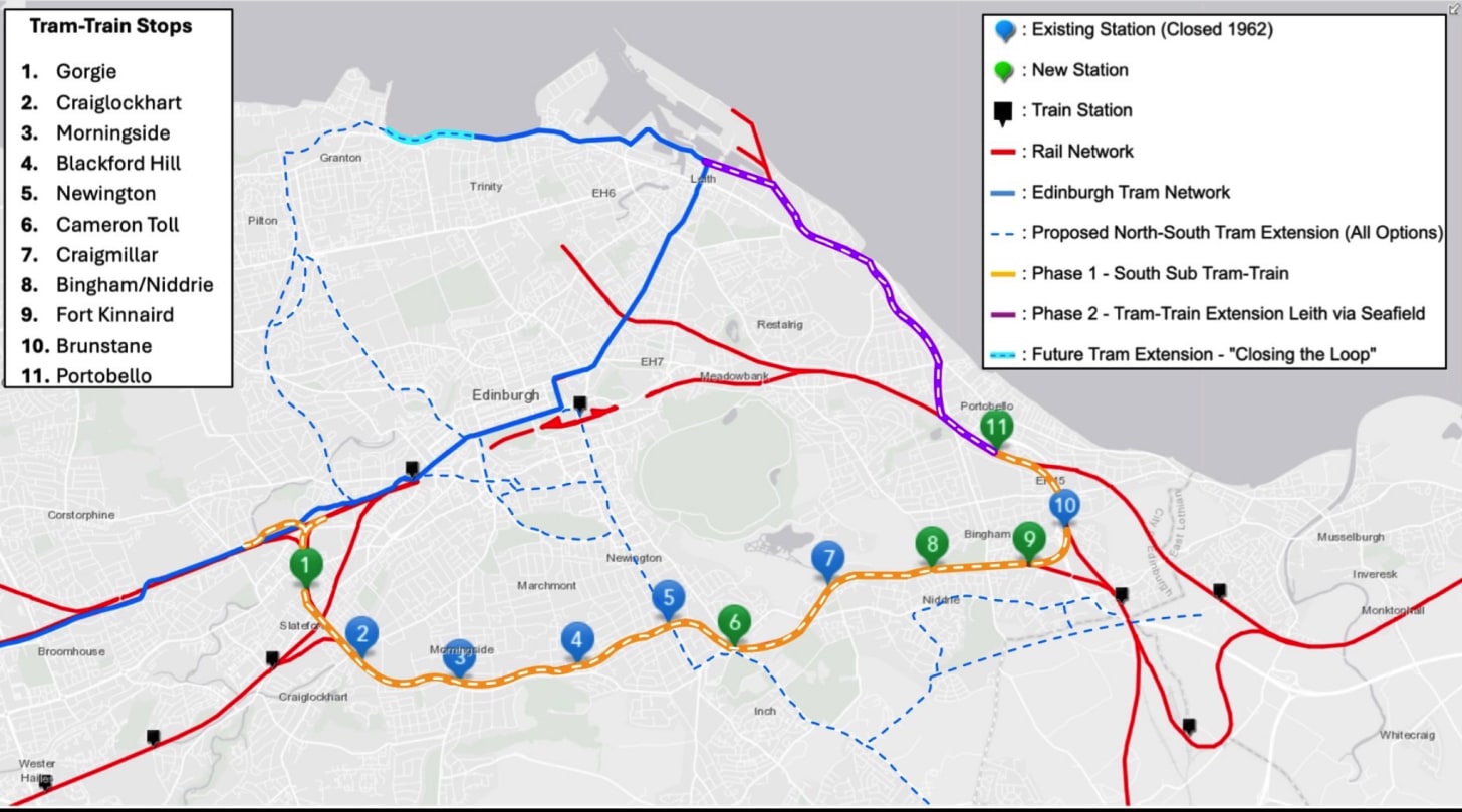 Edinburgh should reopen its ghost line