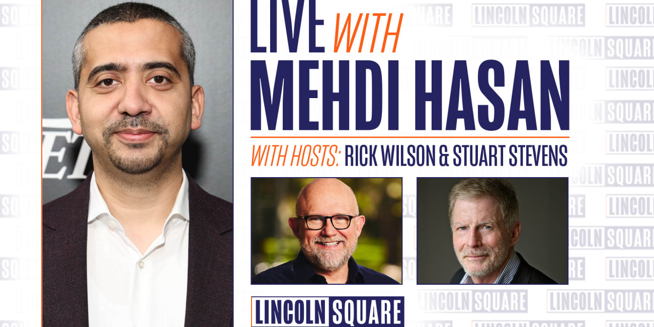 Live with Mehdi Hasan!