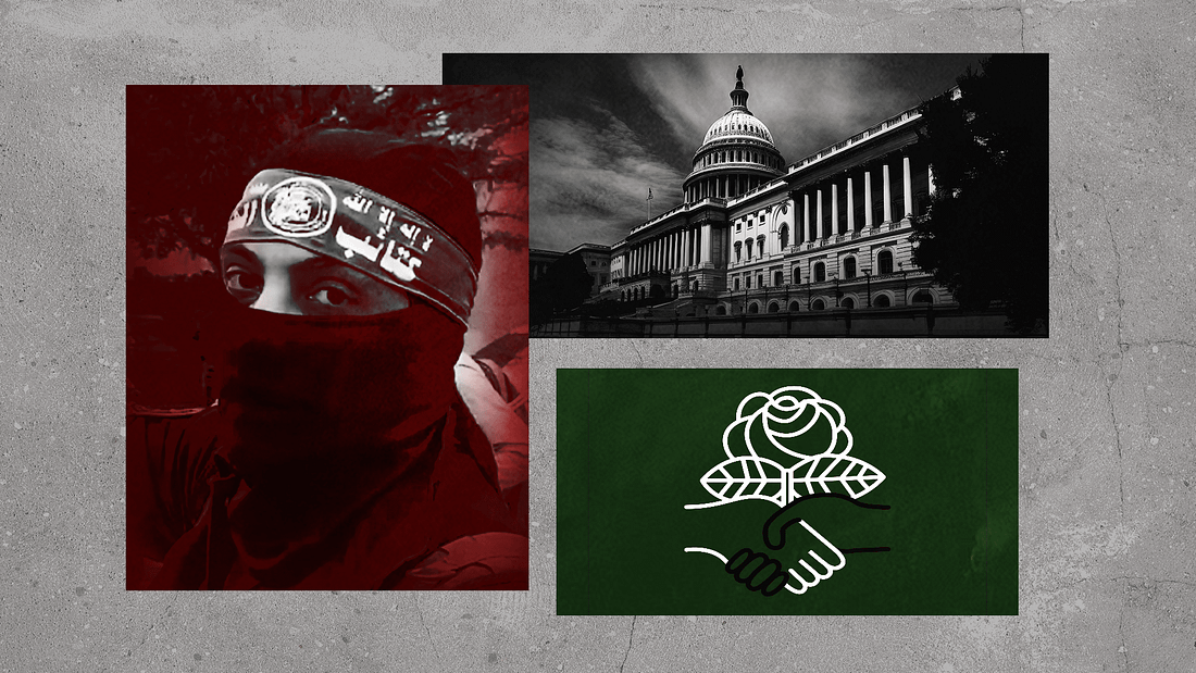 EXCLUSIVE VIDEO: Democrat Socialists Of America Hold Anti-Trump, Pro-Hamas Rally On Capitol Hill Weeks Before The Midterm Elections