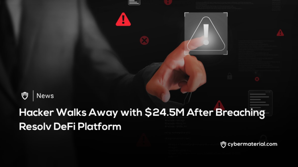 Hacker Takes .5 Million from Resolv