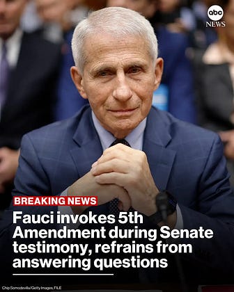 Fauci Pleads The Fifth 111 Times | Trump Calls Operation Warp Speed [Genocide] A 'Spectacular Success' And Pretends He Was Against Fauci, Despite Him Giving Fauci A Commendation For His Work + Respecting Biden's Pardon