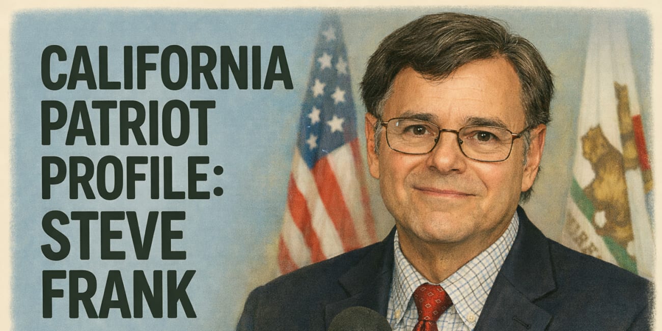 California Patriot Profile: Steve Frank, A Longtime California Conservative Leader