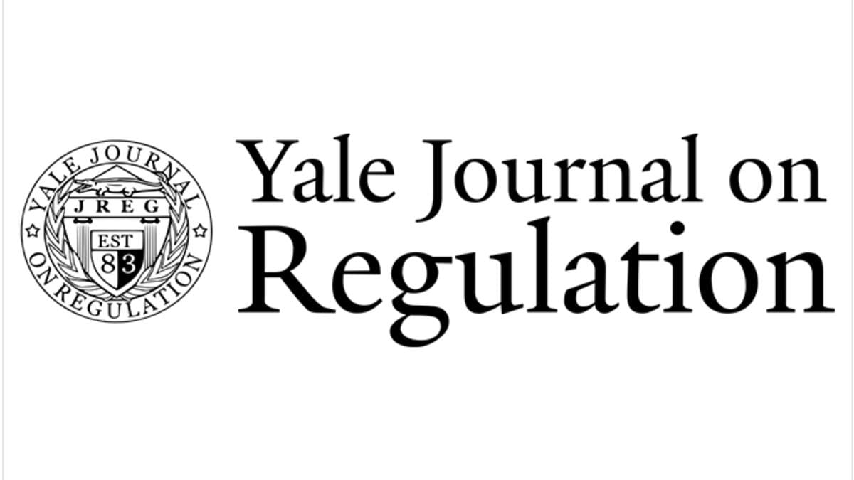 New Yale Journal Provides Crucial Insights to Digital Market Regulation |  Yale Department of Economics