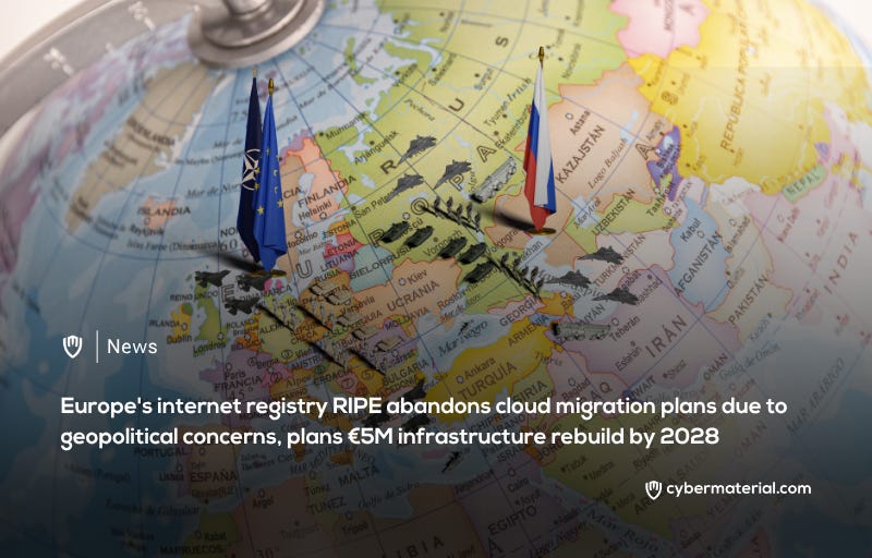 RIPE Shifts Away from Cloud-First Strategy Due to Geopolitical Risks RIPE Shifts Away from Cloud-First Strategy Due to Geopolitical Risks