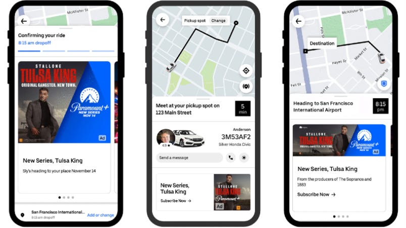 Uber's new in-app Journey Ads to target users based on where they're going,  previous orders | Mi3