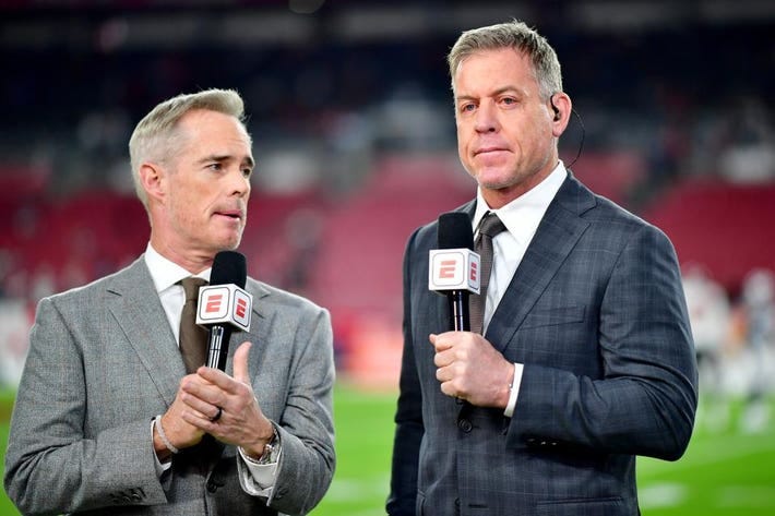 Is Troy Aikman Leaving ESPN? What We Know About Joe Buck Fight and Contract  Drama