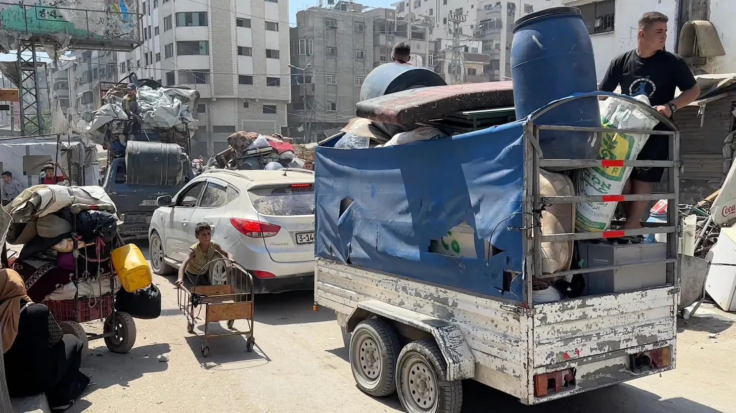 “This is Eternal Displacement”: Israeli Onslaught on Gaza City Forcing Thousands to Flee With Nowhere to Go