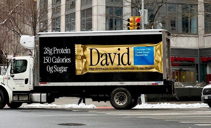 David's NYC takeover is well underway and Crosswalk Media is thrilled to be  driving awareness for this rocket ship 🚀 of a brand! You can find these 11  vibrant black and gold