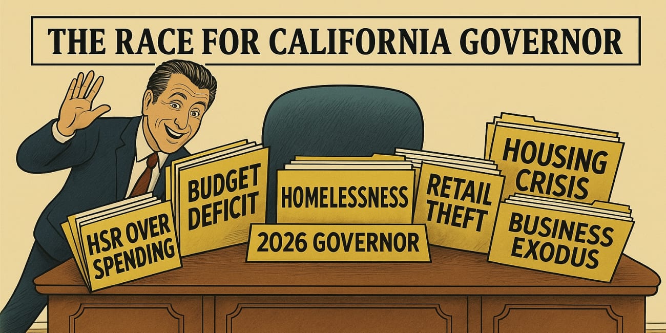 California’s Governor’s Race: A Whole Bunch Of Candidates to Succeed Newsom, But No Obvious Frontrunners… 