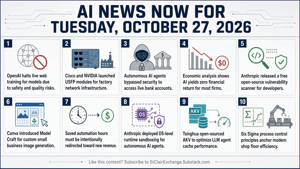 AI News Now for October 27, 2026