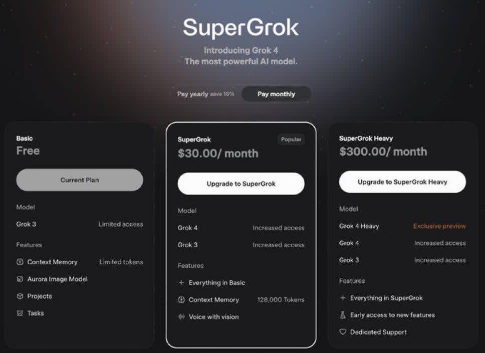 $300/month for super Grok 4 Heavy. First thoughts? : r/ChatGPTCoding