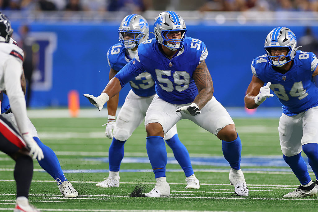 Giovanni Manu in line for first start after Taylor Decker downgraded to  doubtful