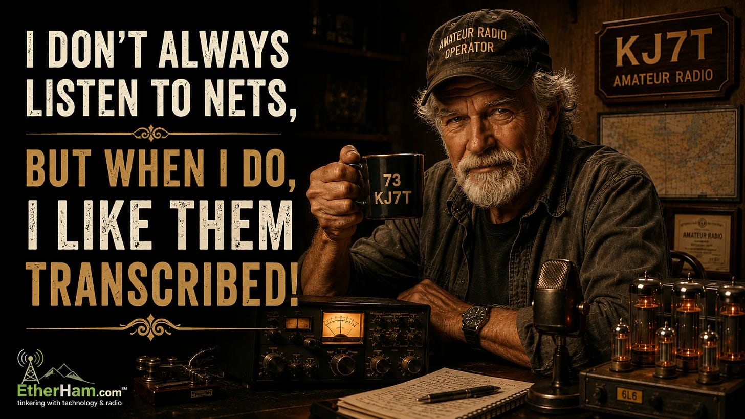 “I Like Nets Transcribed” meme image