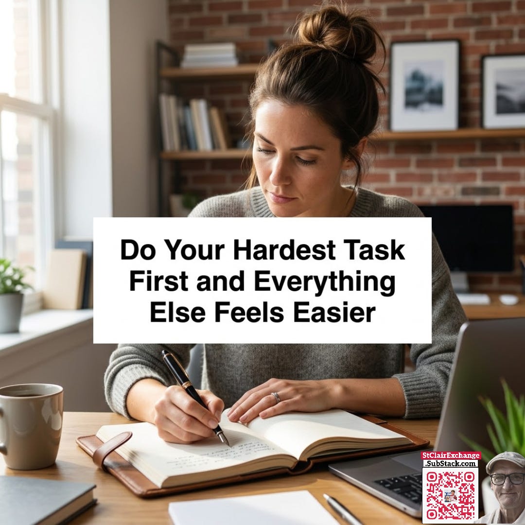 St. Clair Exchange (@stclairexchange) - Do Your Hardest Task First and Everything Else Feels Easier