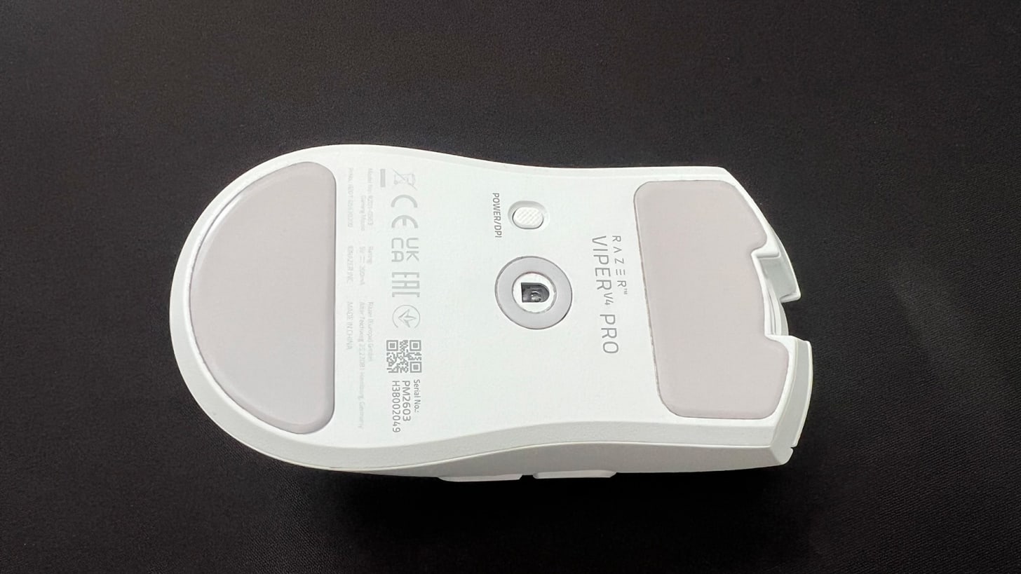 Razer Viper V4 Pro underneath