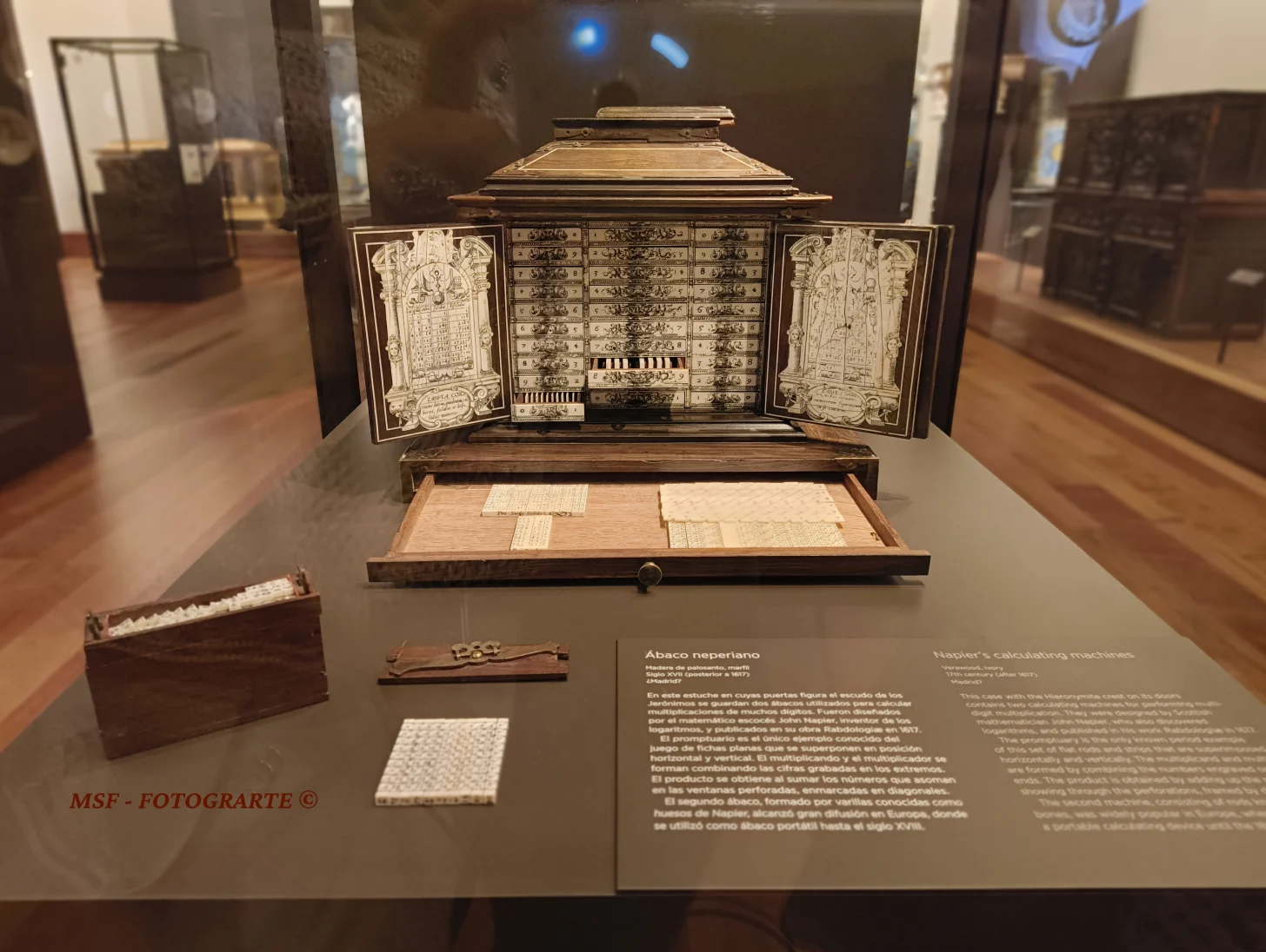 Ábaco neperiano (MAN, Madrid)