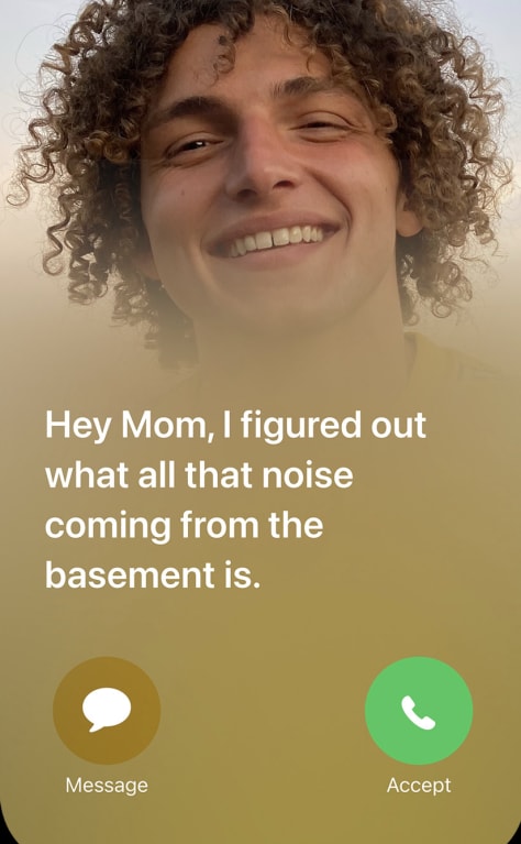 Marketing images from Apple for iOS 17 and Sonoma