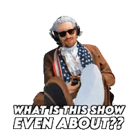 what is this show even about written on a gray background