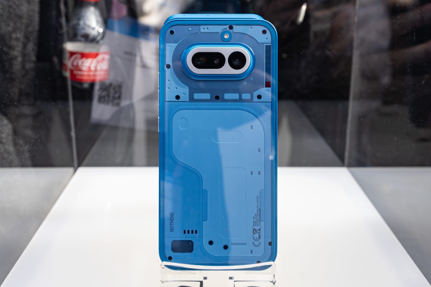 Nothing Phone 4a color in blue Nothing Phone 4a color in blue