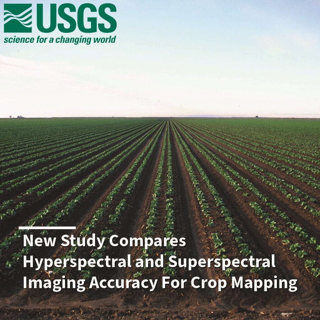 EarthStuff - Comparing DESIS Hyperspectral and Landsat 10 Simulated Superspectral Data for Crop Type Classification in California’s Central Valley