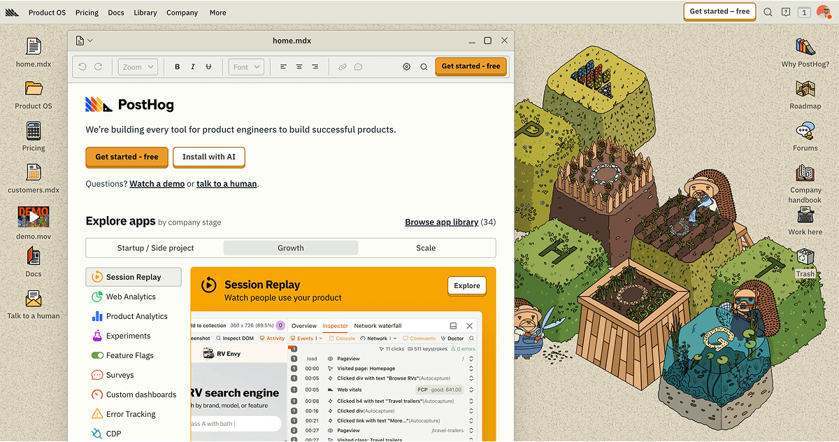 PostHog – We make dev tools for product engineers