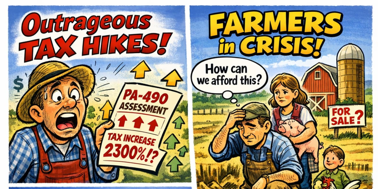 Connecticut Farmland Under Siege: PA-490 Tax Hikes, Food Security, and the Fight to Protect Our Farmers 