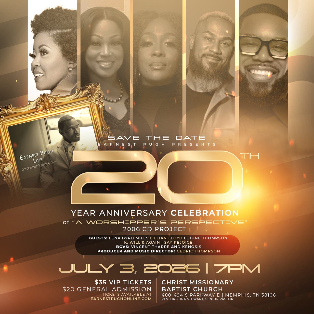 Earnest Pugh Unveils “Send Your Rain” Featuring Nate Bean & 4-Given