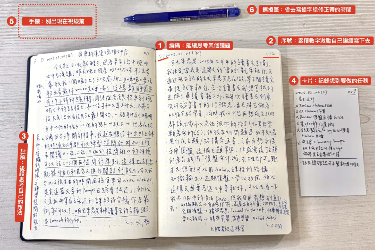 朱騏的手寫日記與 6 個手寫日記訣竅 朱騏的手寫日記與 6 個手寫日記訣竅