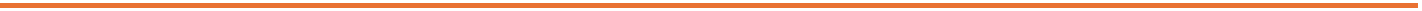 Orange-colored content divider