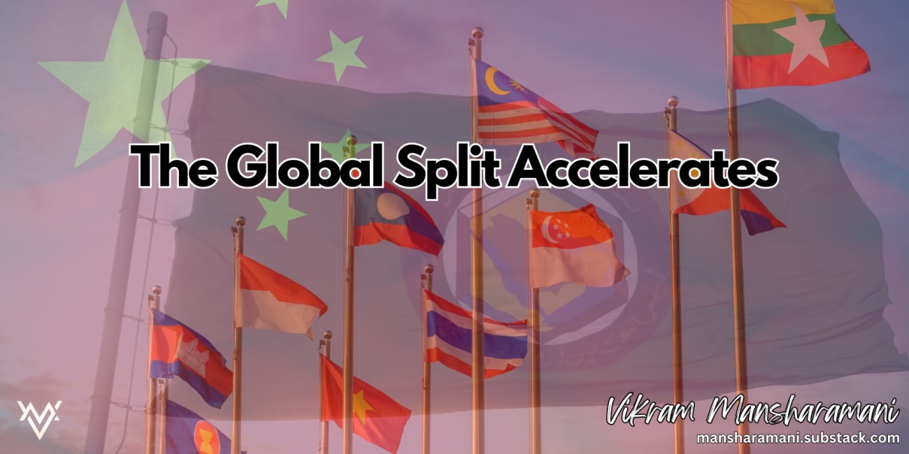 The Global Split Accelerates 